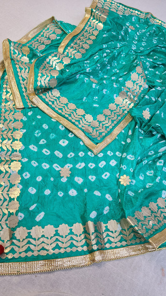 Chunri Press Gota Dupatta | Festive Favorite | Ferozi